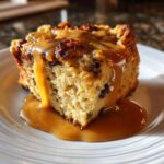 bread pudding with bourbon sauce - Tasty